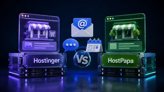 Hostinger and HostPapa business website bundles compared