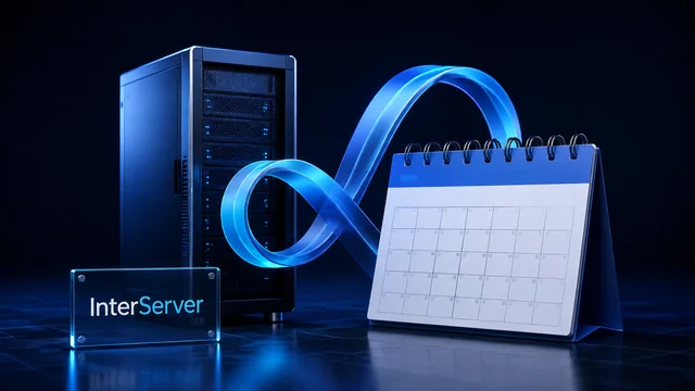 InterServer review illustration with hosting and monthly billing
