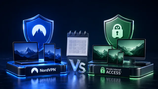 NordVPN and Private Internet Access device needs and billing compared