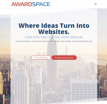 AwardSpace.com website