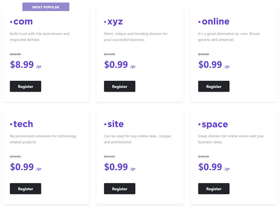 Hostinger Domain Names