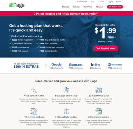 iPage website