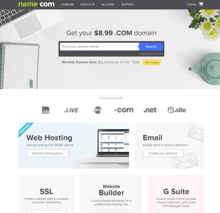 Name.com website